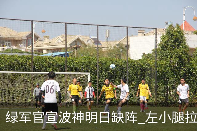 绿军官宣波神明日缺阵 左小腿拉伤或很快回归