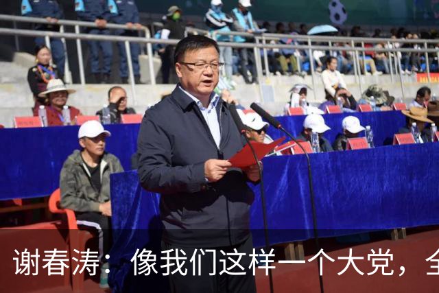 谢春涛：像我们这样一个大党，全面从严治党，靠各级党组织和全体党员、干部动手一起来抓